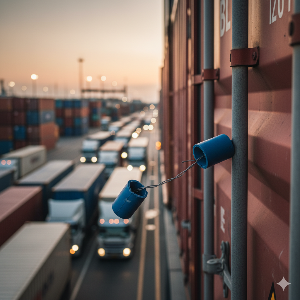 Broken container seal and port congestion