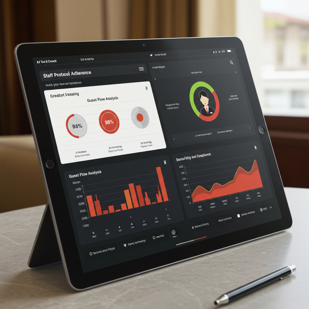 ServiceCheck AI dashboard showing hospitality analytics